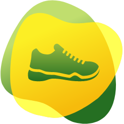 Ikona tenisky na ilustráciu telesnej aktivity